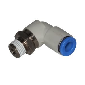 rotating elbow m6, 6mm Swivel Fitting, Pneumatic Rotating Elbow, Winch Air Line Fitting, 6mm Push-Fit Elbow