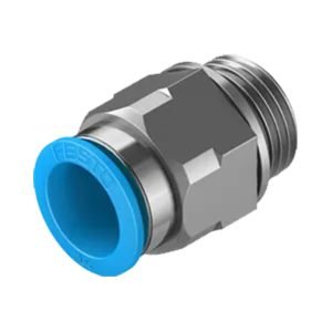 6mm pneumatic straight fitting, 6mm Push-Fit Connector, Winch Air Line Joiner, Straight Pneumatic Fitting 1/8, RED Winches Air Spares
