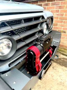 Cobra3-7 RED Winches Cobra3 installed