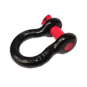 Bow shackle rated at 4T reliable for vehicle recovery