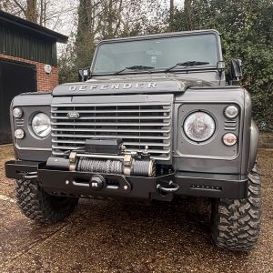 SV-R winch bumper non aircon, designed and manufactured for Land Rover Defender 90 and 110