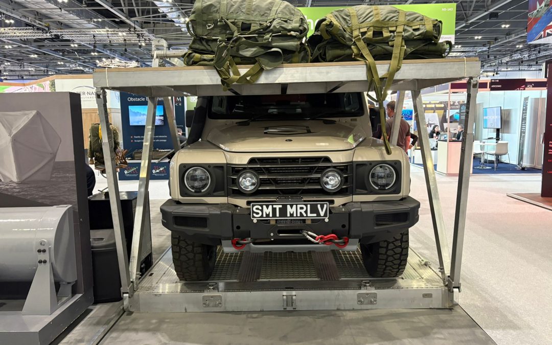 SMT Defence Ineos Grenadier Quartermaster military conversion at DSEI