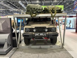 SMT Defence Ineos Grenadier Quartermaster military conversion at DSEI