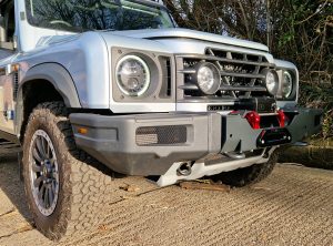 INEOS SV-R winch mount fitted at RED Winches with Nomad 
