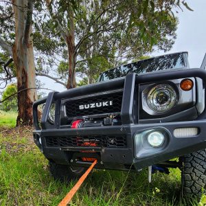 King Cobra Road Runner_1 RED Winches King Cobra on a Suzuki - Road Runner Australian distributor