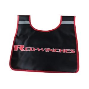 RED Winches safety winch damper blanket with reflective strip.