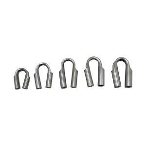 Heavy-duty winch rope eye protection thimble